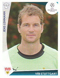 Jens Lehmann VfB Stuttgart samolepka UEFA Champions League 2009/10 #448
